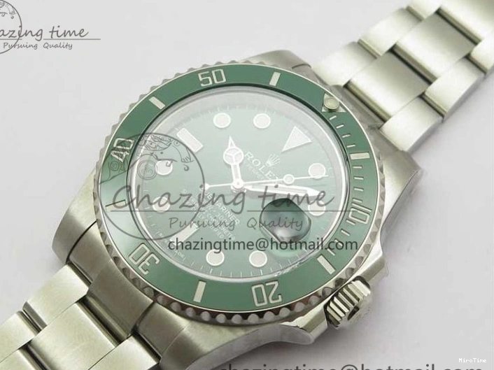 MiroTime 0210 Submariner 116610 LV Green Ceramic ZZF 904L 1:1 Best Edition on SS Bracelet VR3135 V FreshLook 2869
